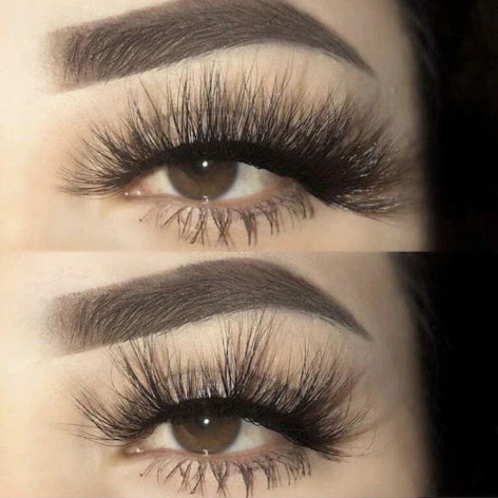 CASABLANCA -25MM LASHES MINK FLUFFY LONG FALSE EYELASHES 10 PAIRS VARIETY MIXED